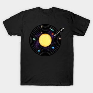 Solar System Sun And Nine Planets Pluto Is Dwarf Planet T-Shirt